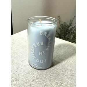 Paddywax Vetiver Cardamom Scented Candle 5oz‎ Light Blue Glass Jar SP0508 NEW